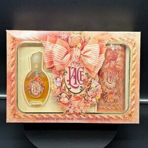 RARE Vintage Coty Truly Lace .75 Spray Cologne and 3.7 Talc Powder Boxed Set!